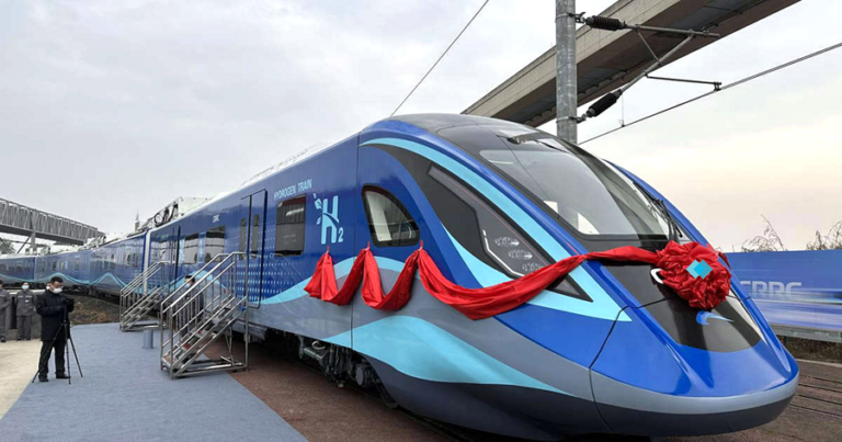 First-hydrogen-powered-train