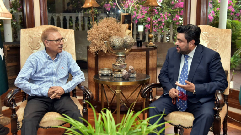 president with governer sindh