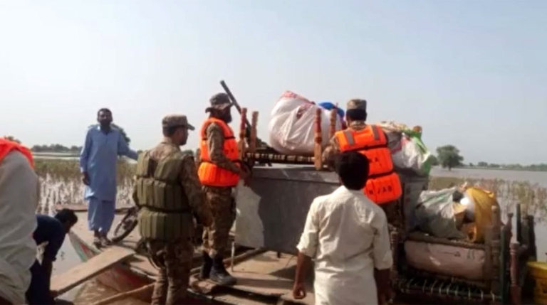 Pakistan Army’s rescue and relief