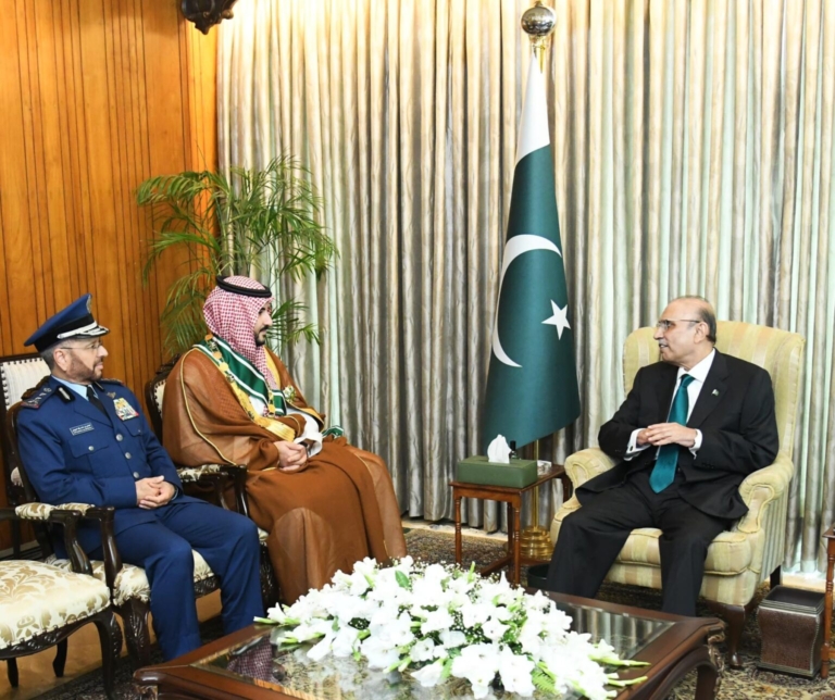 President-Asif with saudiminister