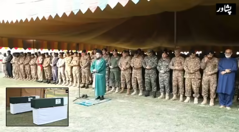 Funeral prayer of soldiers