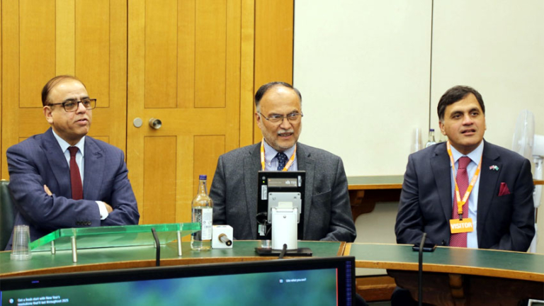 Ahsan Iqbal reaffirms Pakistan’s deep-rooted ties with UK