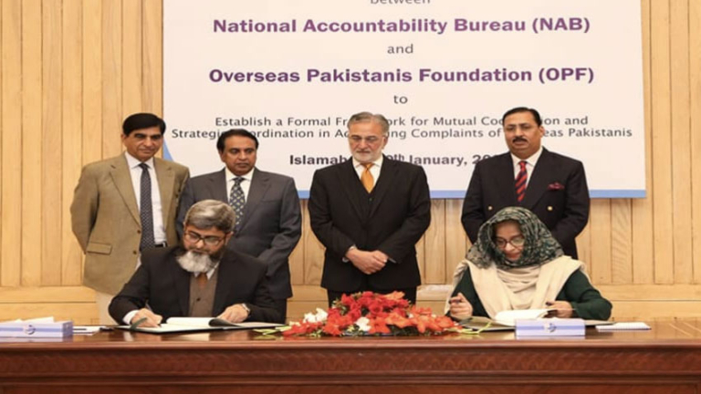 NAB, OPF in Islamabad