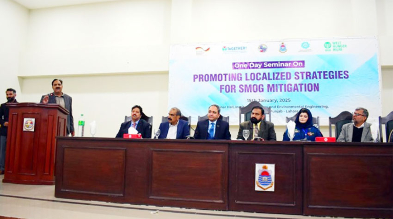 Seminar on promoting localized strategies for smog mitigation held in Lahore