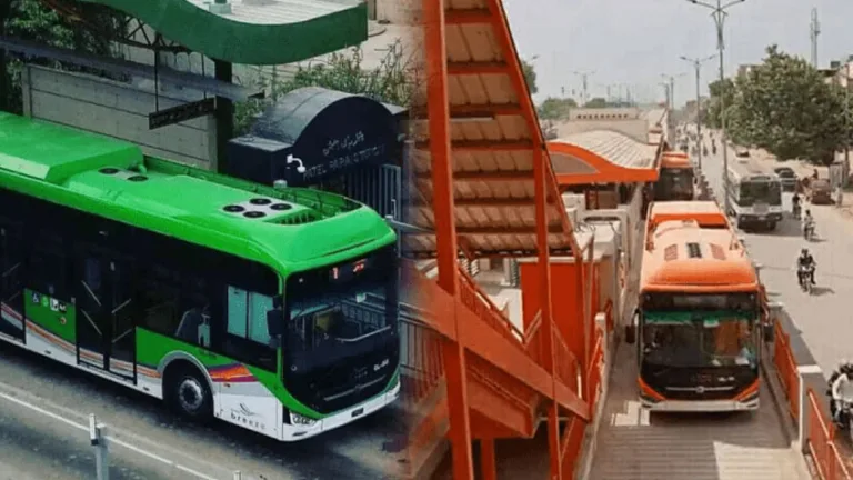 Green Line & Orange Line bus services handed over to Sindh government