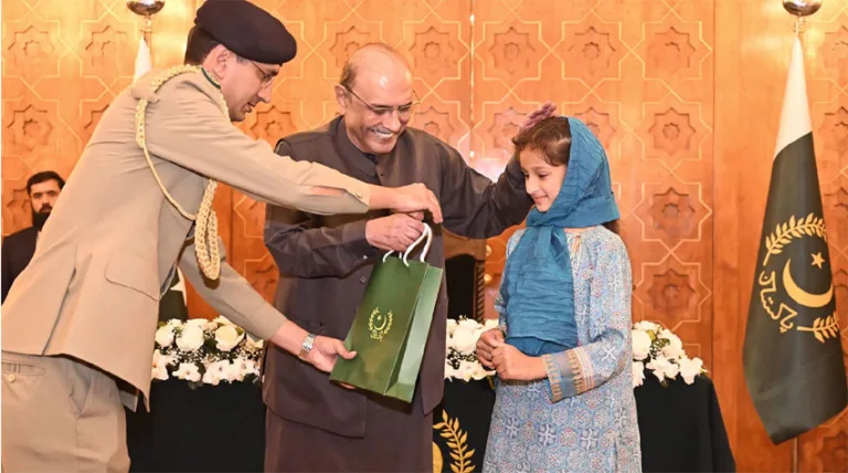 President urges children to prioritize education for success