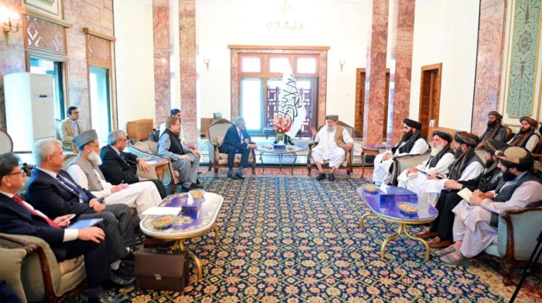 DPM, Afghan Interim PM discuss issues of mutual interest