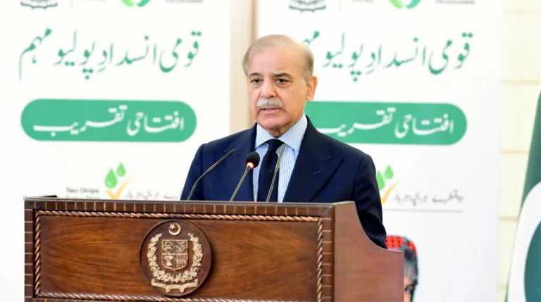 PM formally launches 7-day nationwide anti-polio campaign