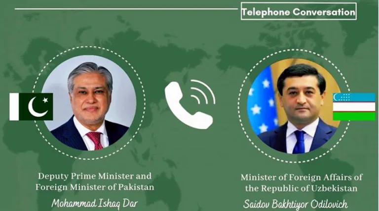 DPM phones Uzbek FM, discuss bilateral ties