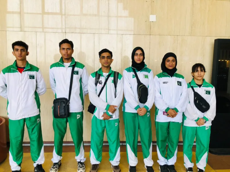 Pakistani athletes leave for Jordan to participate in Asian Jiu-Jitsu Championships 2025