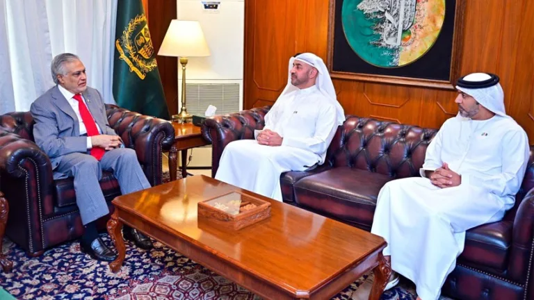 ishaqdarwithuaedelegation