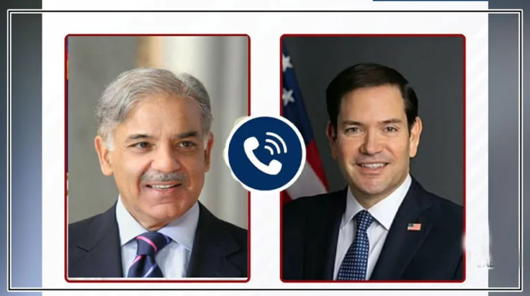 pm shehbaz with US Secretary of State Marco Rubio