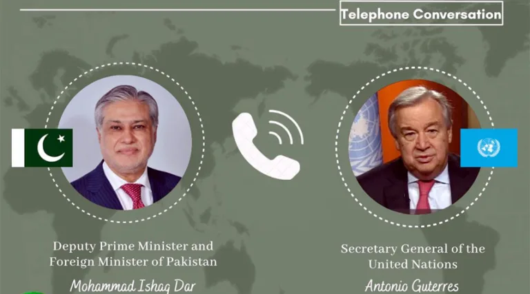 DPM reaffirms Pakistan’s commitment to int’l peace, security