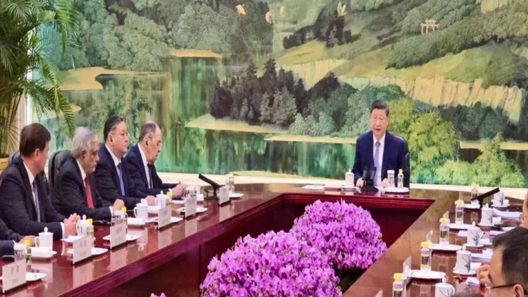 DPM represents Pakistan at joint call of SCO FMs on President Xi