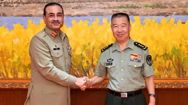 Field Marshal Asim Munir, Chinese PLA official discuss security cooperation