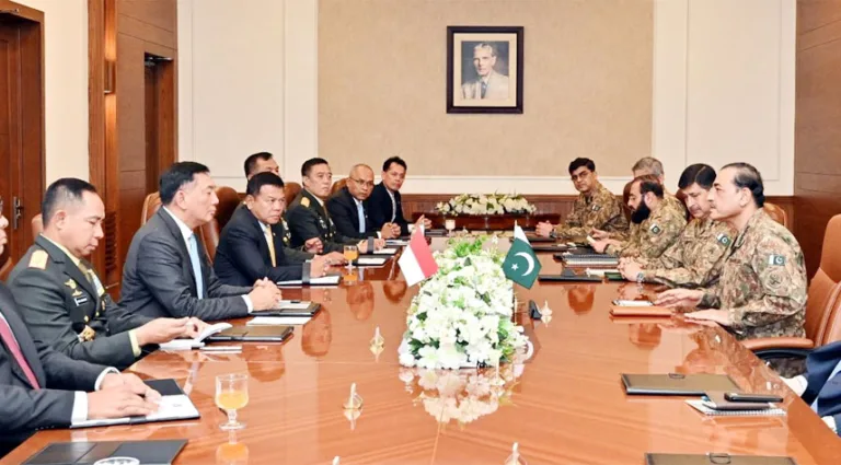 Field Marshal, Indonesian Defence Minister discuss military collaboration