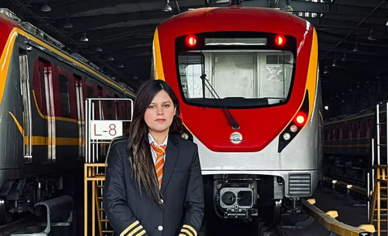 Nida Saleh becomes Pakistan’s first female train driver