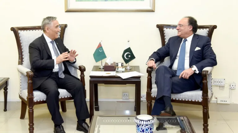 Aurangzeb vows to deepen ties with Turkmenistan