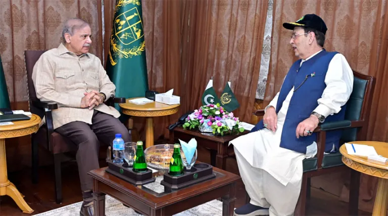 Governor GB briefs PM on flood situation