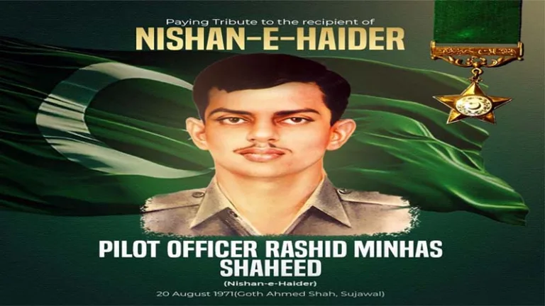 Martyrdom anniversary of Pilot Officer Rashid Minhas (Nishan-e-Haider) today
