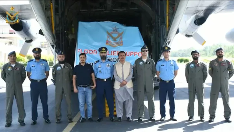 PAF launches large scale flood relief operation in GB
