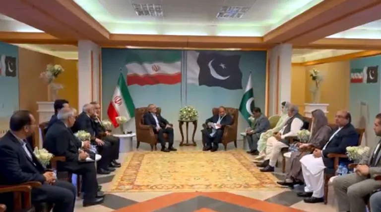 PML-N President, Iranian President discuss bilateral ties