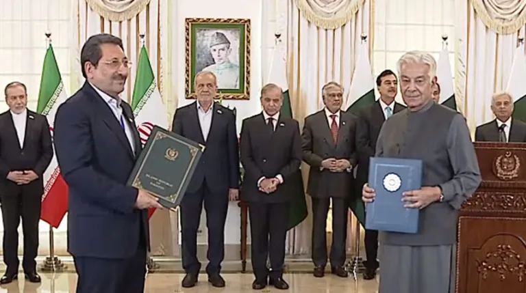 Pakistan, Iran exchange 12 agreements & MoUs