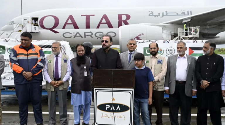 Pakistan dispatches another relief consignment for Gaza