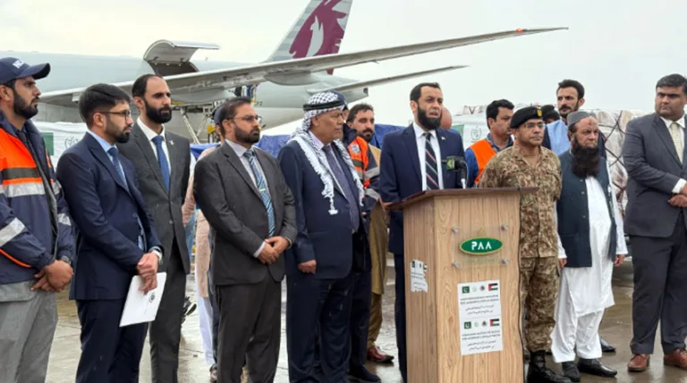 Pakistan dispatches consignment of aid to Gaza