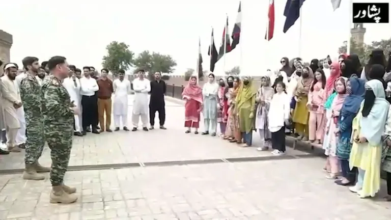 Students from various universities of KP visit Bala Hisar Fort, Peshawar