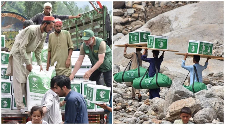 KSrelief starts emergency relief distribution for flood-affected families in KP