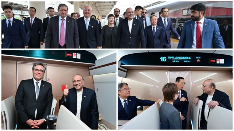 President Zardari lauds China's achievements in transport