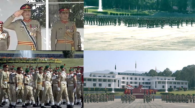 Passing out parade of 152nd PMA Long Course held at Kakul