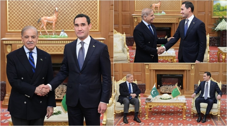 PM reaffirms Pakistan's desire to enhance connectivity with Turkmenistan
