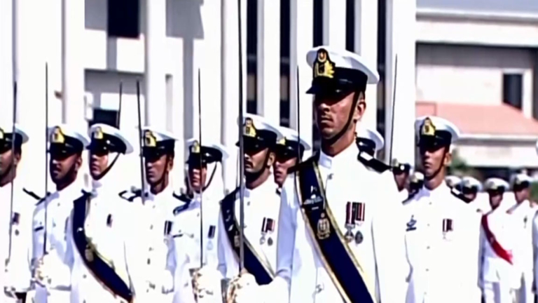 Passing out parade of 124th Midshipmen & 32nd SSC held in Karachi