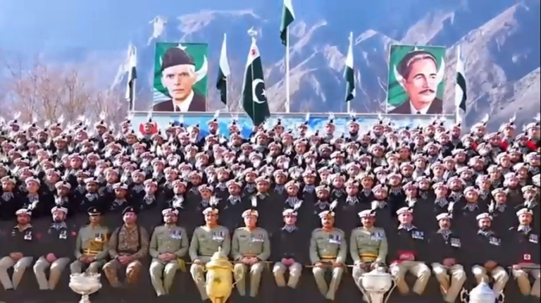 Passing out parade of 21st of NLI was held at Bunji, GB