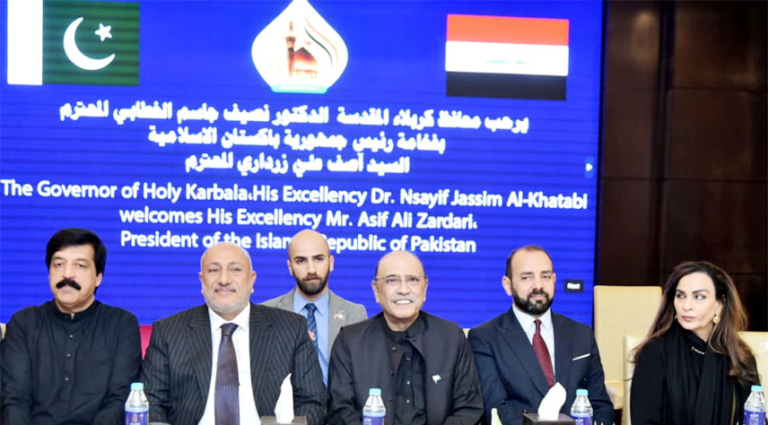 President calls for sustained Pakistan-Iraq collaboration