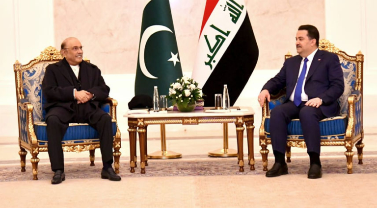 President vows to strengthen Pak-Iraq defence relations