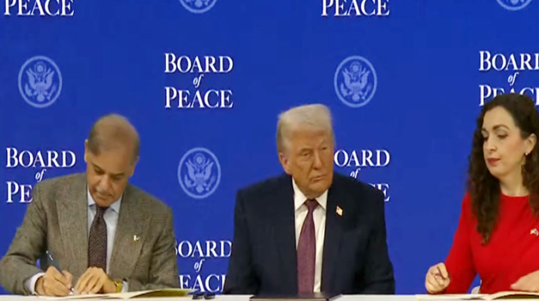 PM Shehbaz, world leaders sign Gaza Board of Peace charter