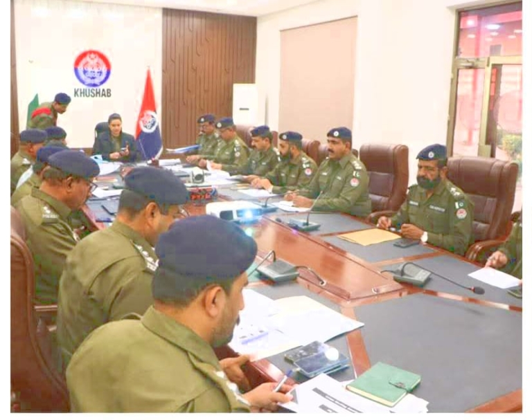 DPO Khushab Chairs Crime Review Meeting - 11 Feb 2026
