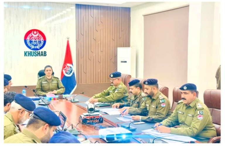 Khushab Police Hold High-Level Meeting to Ensure Security During Ramadan