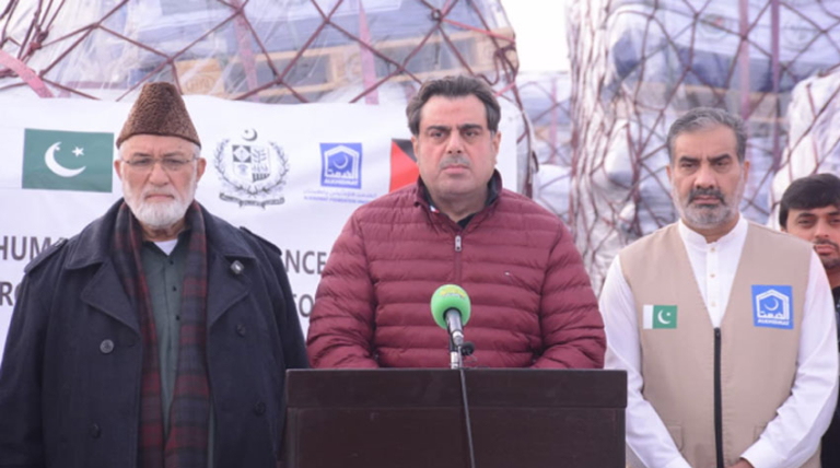 NDMA dispatches additional aid consignment for Palestinians