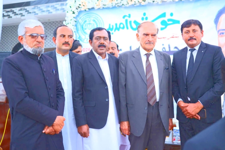 Noorpur Thal Bar Delegation Holds Meeting with Malik Haider Usman Awan