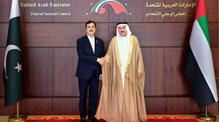 Senate Chairman, UAE Speaker discuss issues of mutual interest