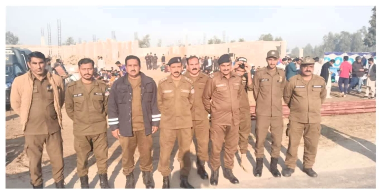 Tight Security Arrangements Ensured During Paramilitary Force Recruitment in Khushab
