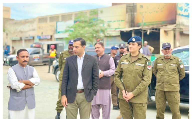 Central Procession of Youm-e-Shahadat Hazrat Ali (RA) Visited by DC and DPO Khushab