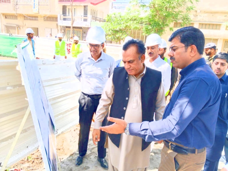 Commissioner Reviews Progress on WASA Mega Projects in Sargodha