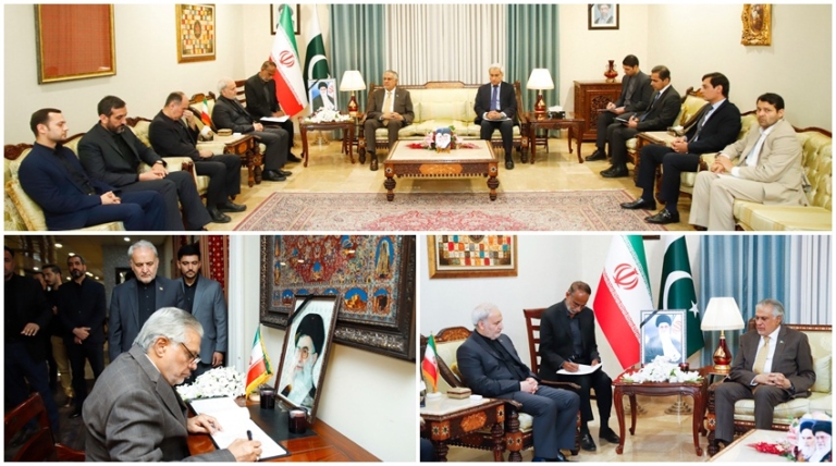 DPM visits Iranian Embassy, signs condolence book