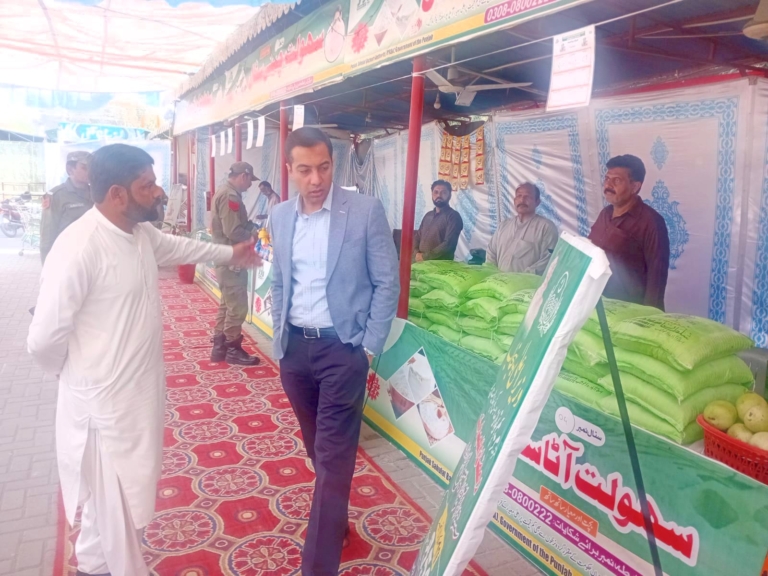 Deputy Commissioner Khushab Visits Ramadan Sasta Bazaar in Jauharabad