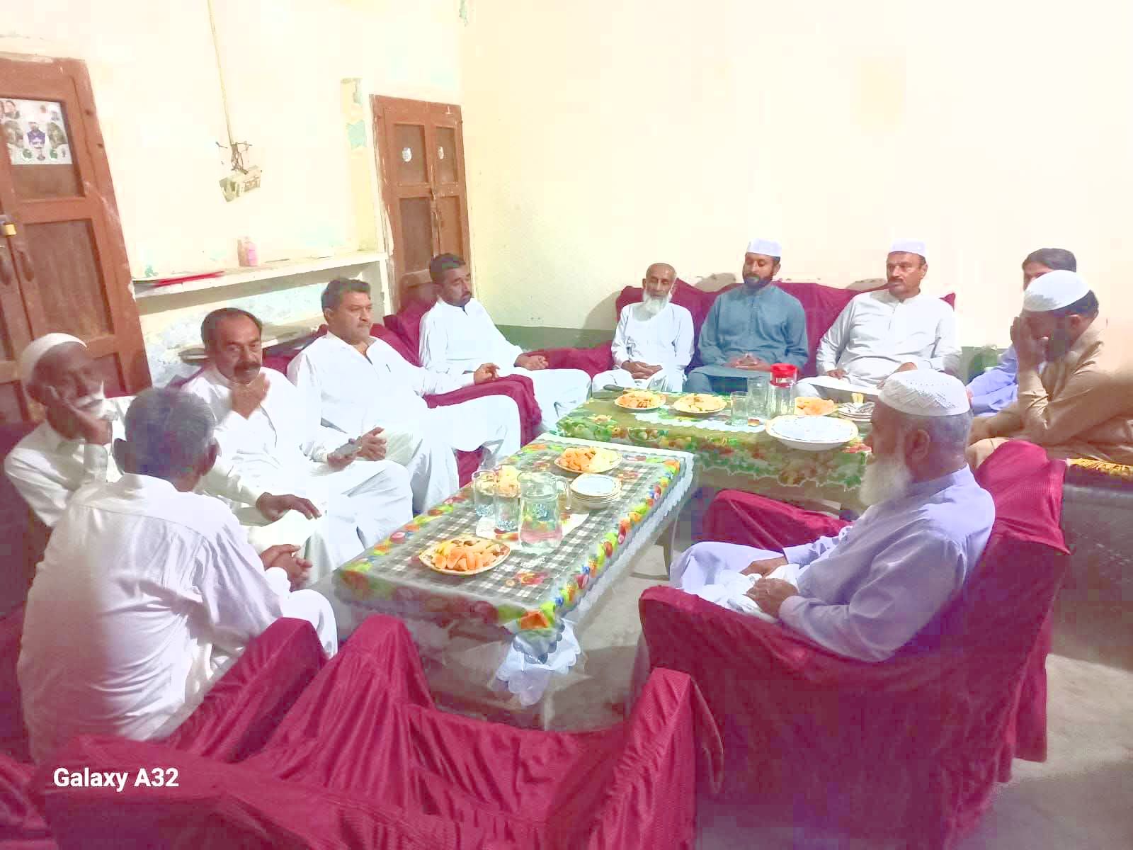 Iftar Party Hosted in Honor of Local Dignitaries in Wadhlanwala
